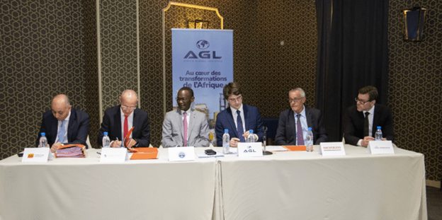 Board members and Congo representatives at the Congo Terminal expansion announcement.